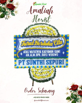 Papan Bunga Duka di Kacapiring