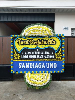 Papan Bunga Duka di Kacapiring