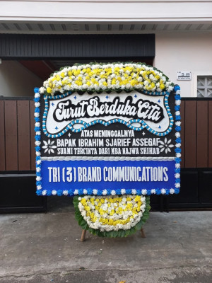 Papan Bunga Duka di Kacapiring